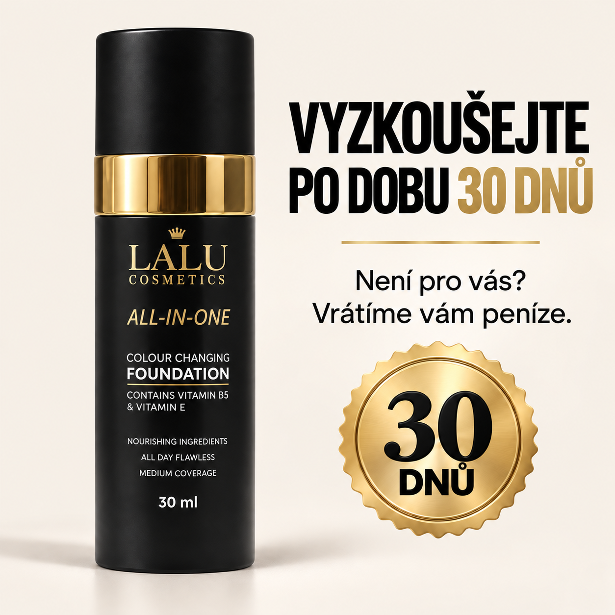 Make-up měnící barvu